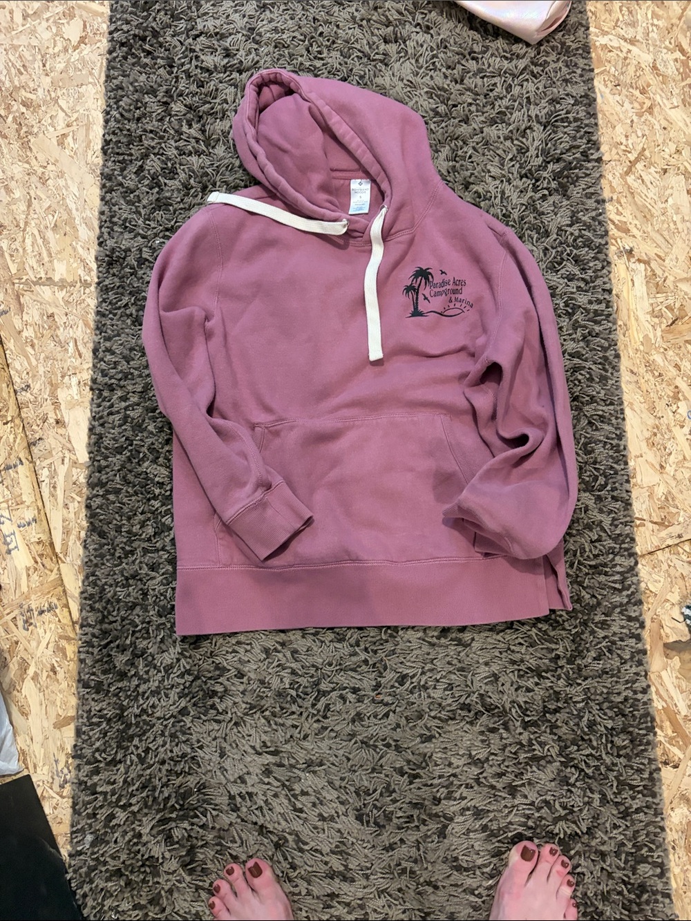 Women's Mauve Pullover Hoodie Sweatshirt - Hooded Casual Sweater